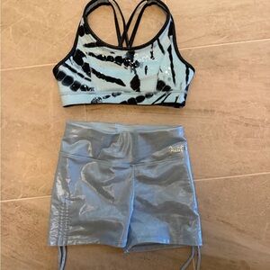 Justice Black and Blue Kids Matching cheer/gymnastics ser